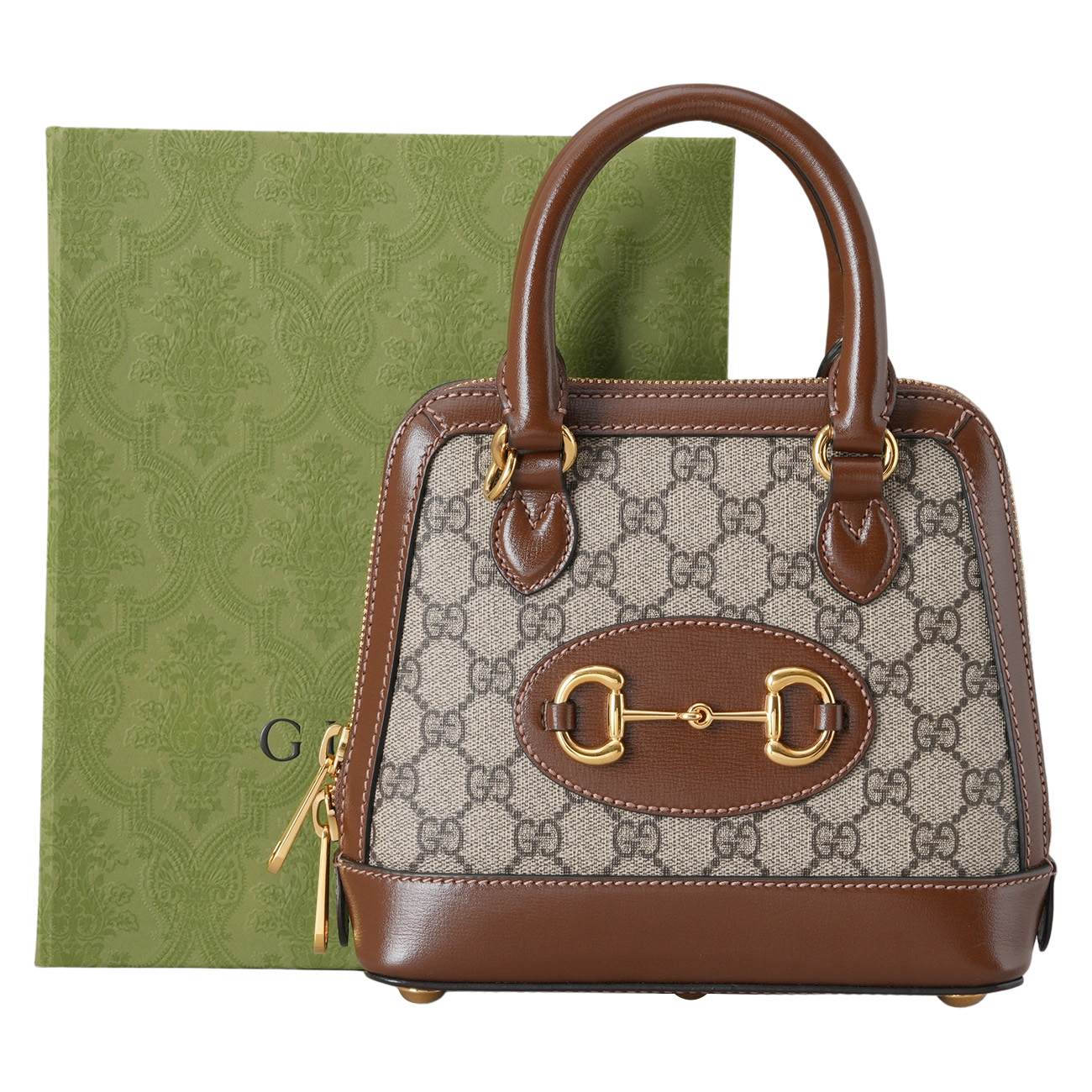 GUCCI(USED)구찌 640716 홀스빗 1955 미니 탑 핸들백