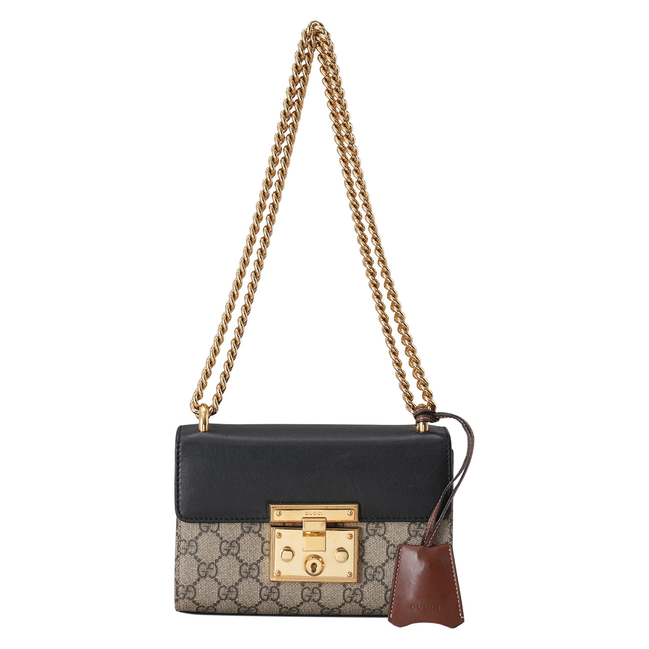 GUCCI(USED)구찌 409487 패드락 스몰 체인 숄더백