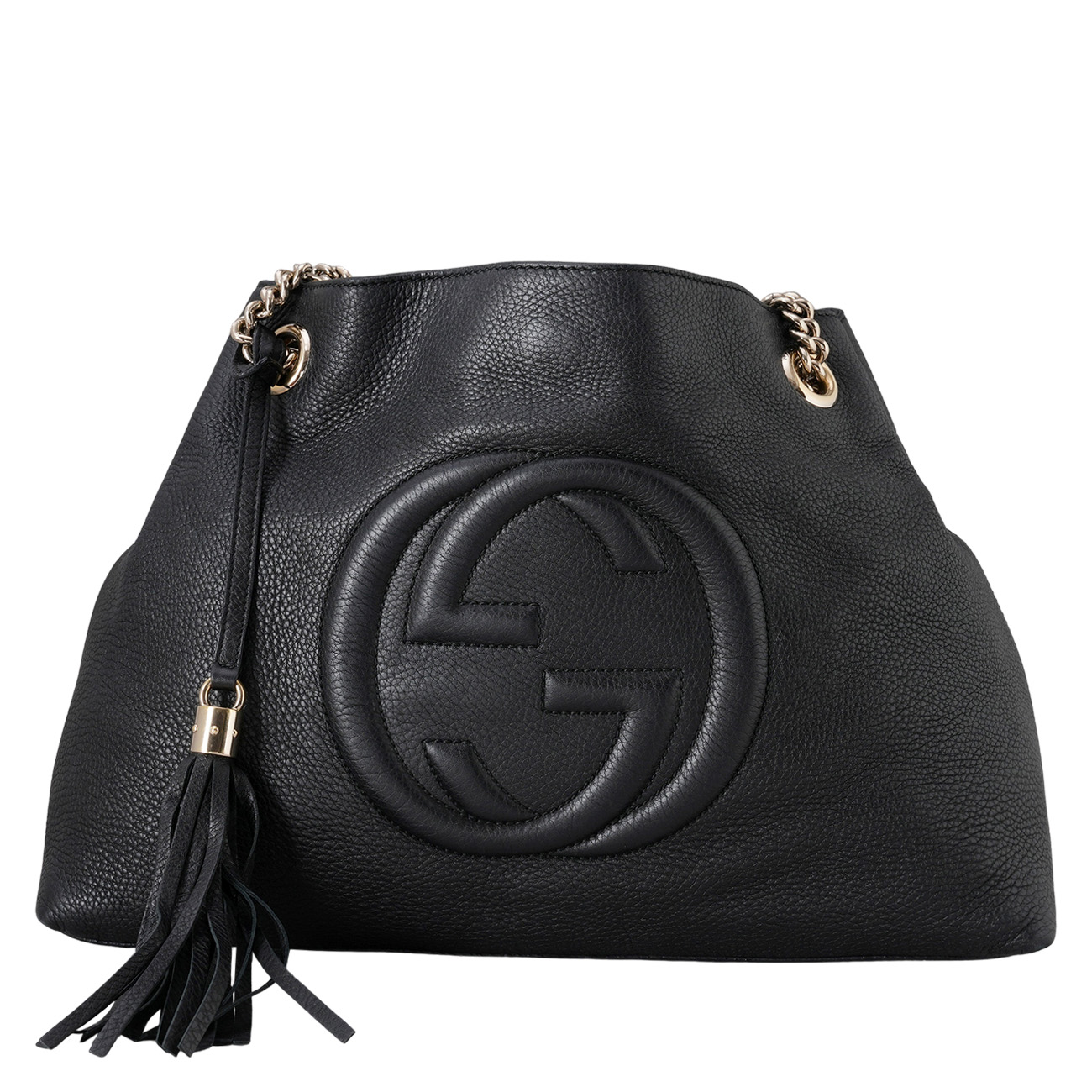 GUCCI(USED)구찌 308982 소호 테슬 체인 숄더백