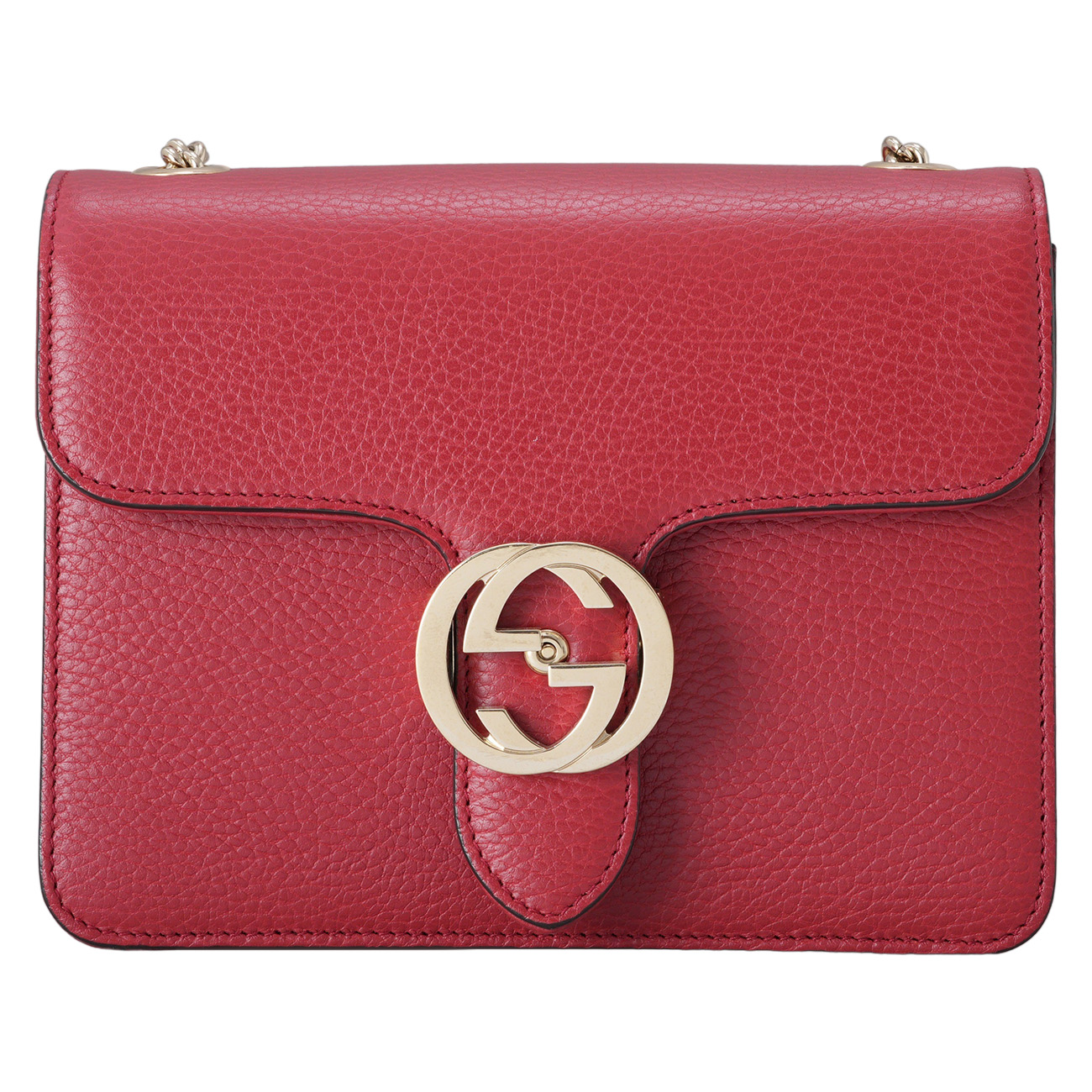 GUCCI(USED)구찌 510304 인터로킹 체인 숄더백