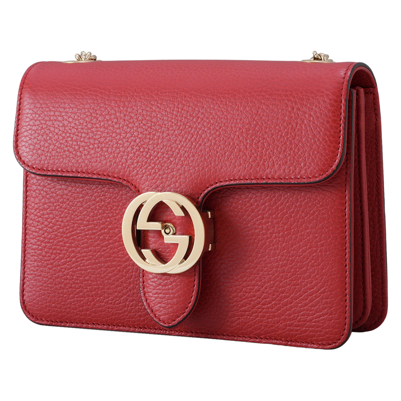 GUCCI(USED)구찌 510304 인터로킹 체인 숄더백