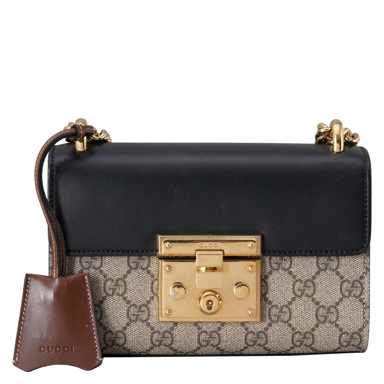 GUCCI(USED)구찌 409487 패드락 체인 숄더백