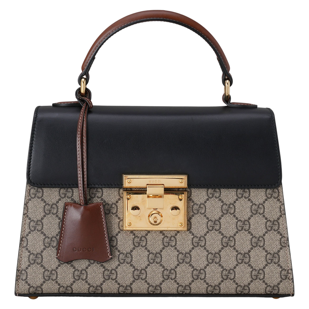 GUCCI(USED)구찌 453188 패드락 탑핸들 숄더백