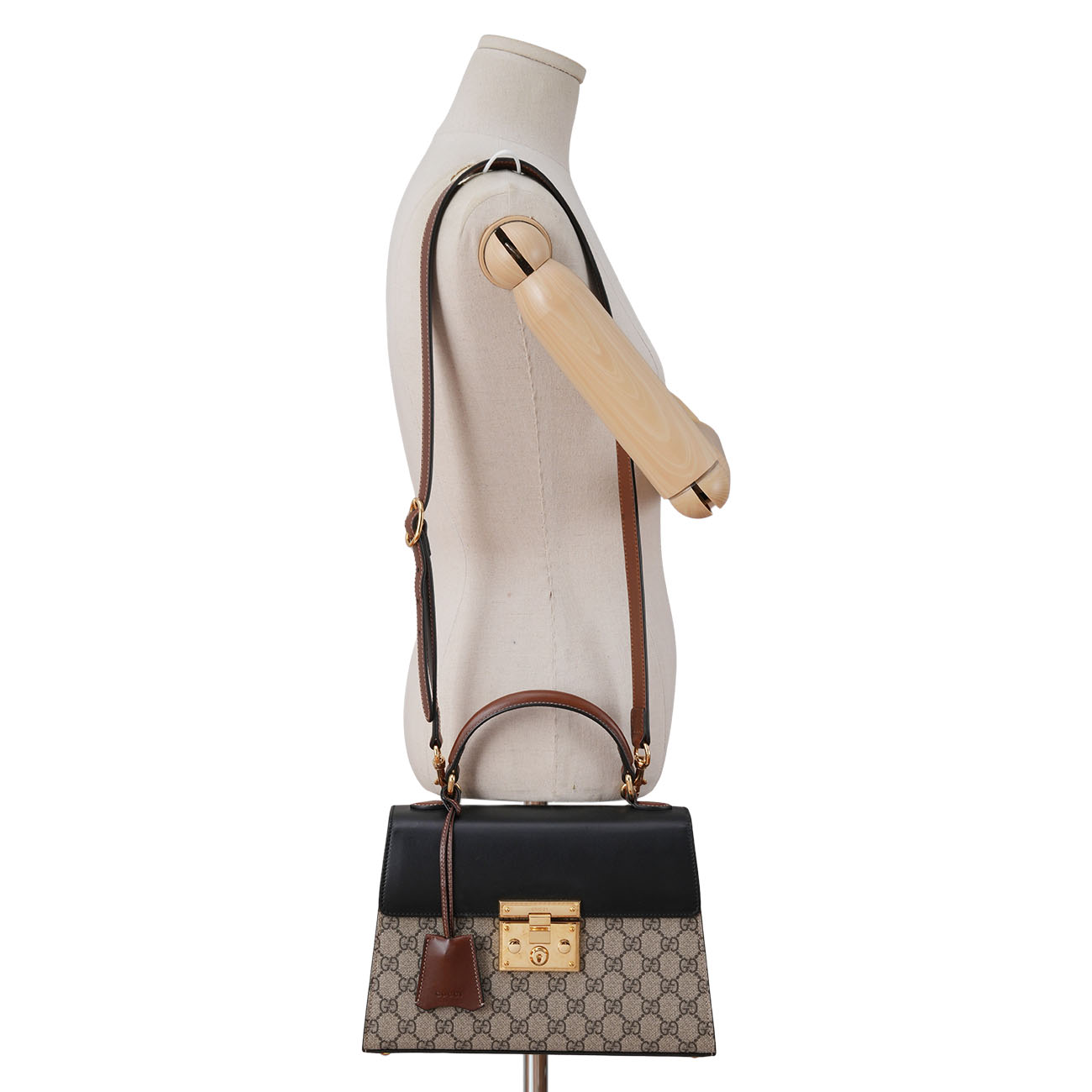 GUCCI(USED)구찌 453188 패드락 탑핸들 숄더백