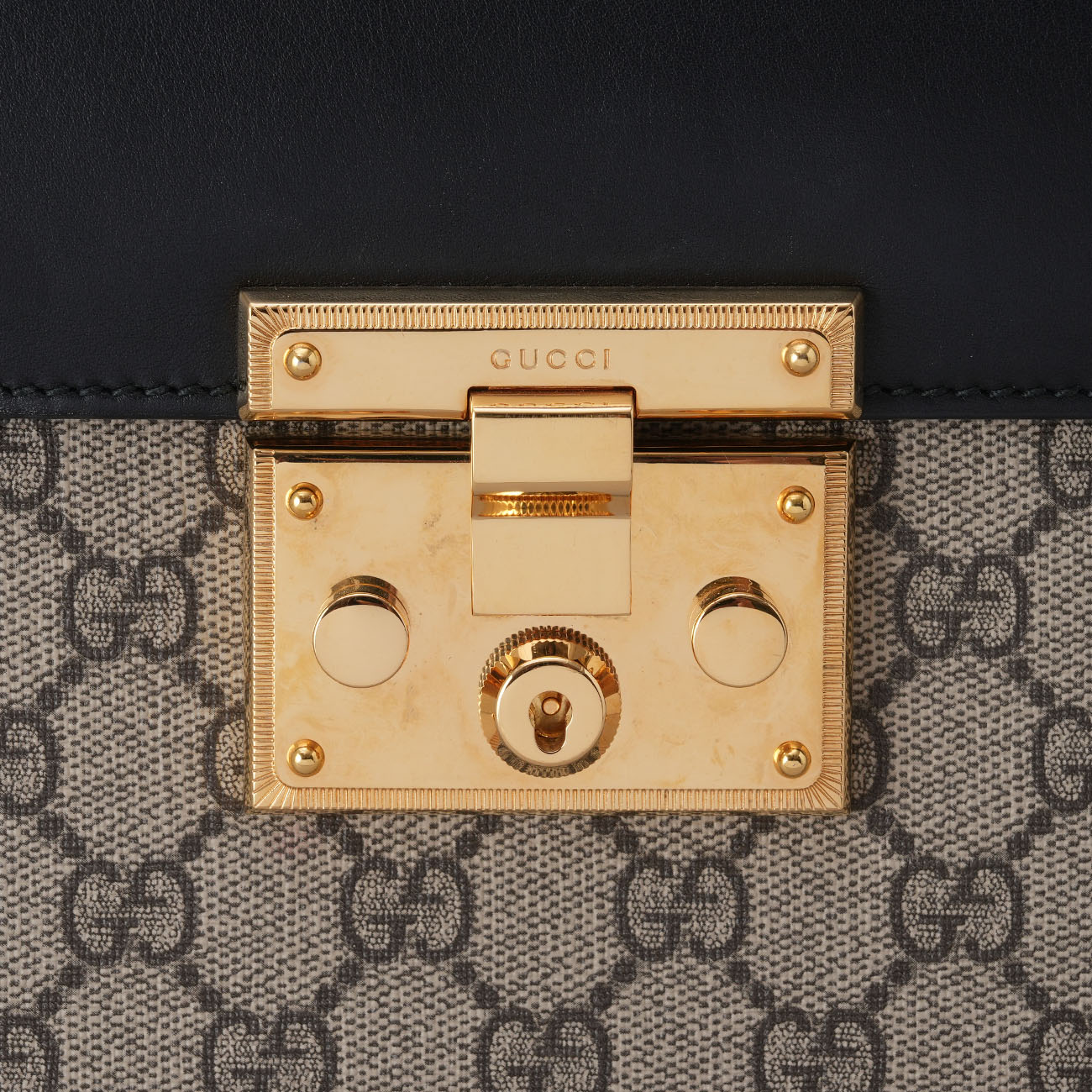 GUCCI(USED)구찌 453188 패드락 탑핸들 숄더백