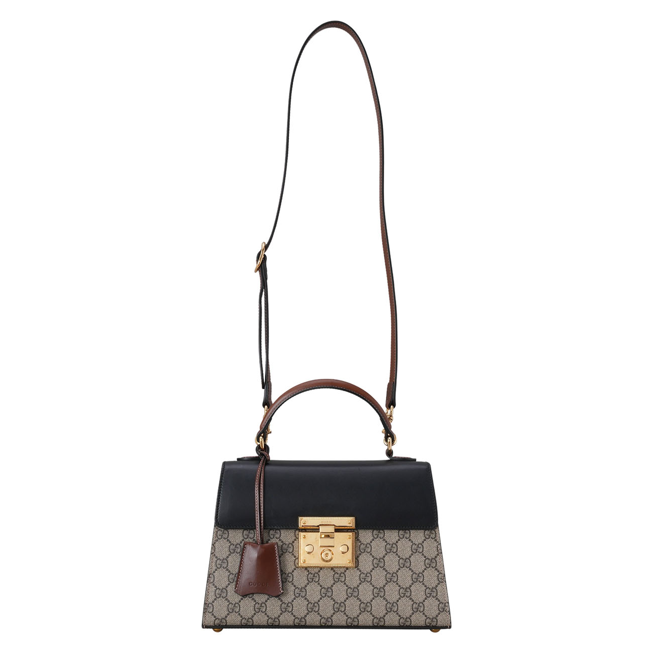 GUCCI(USED)구찌 453188 패드락 탑핸들 숄더백