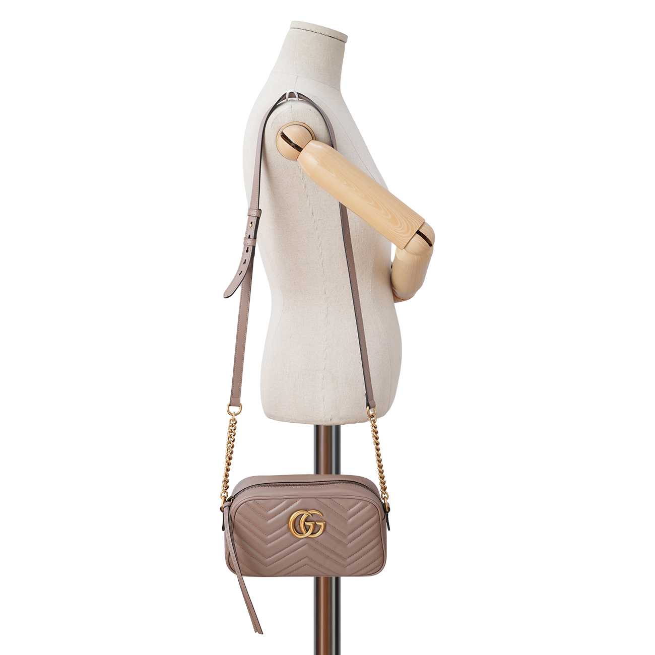 GUCCI(USED)구찌 447632 마몽 마틀라세 카메라백