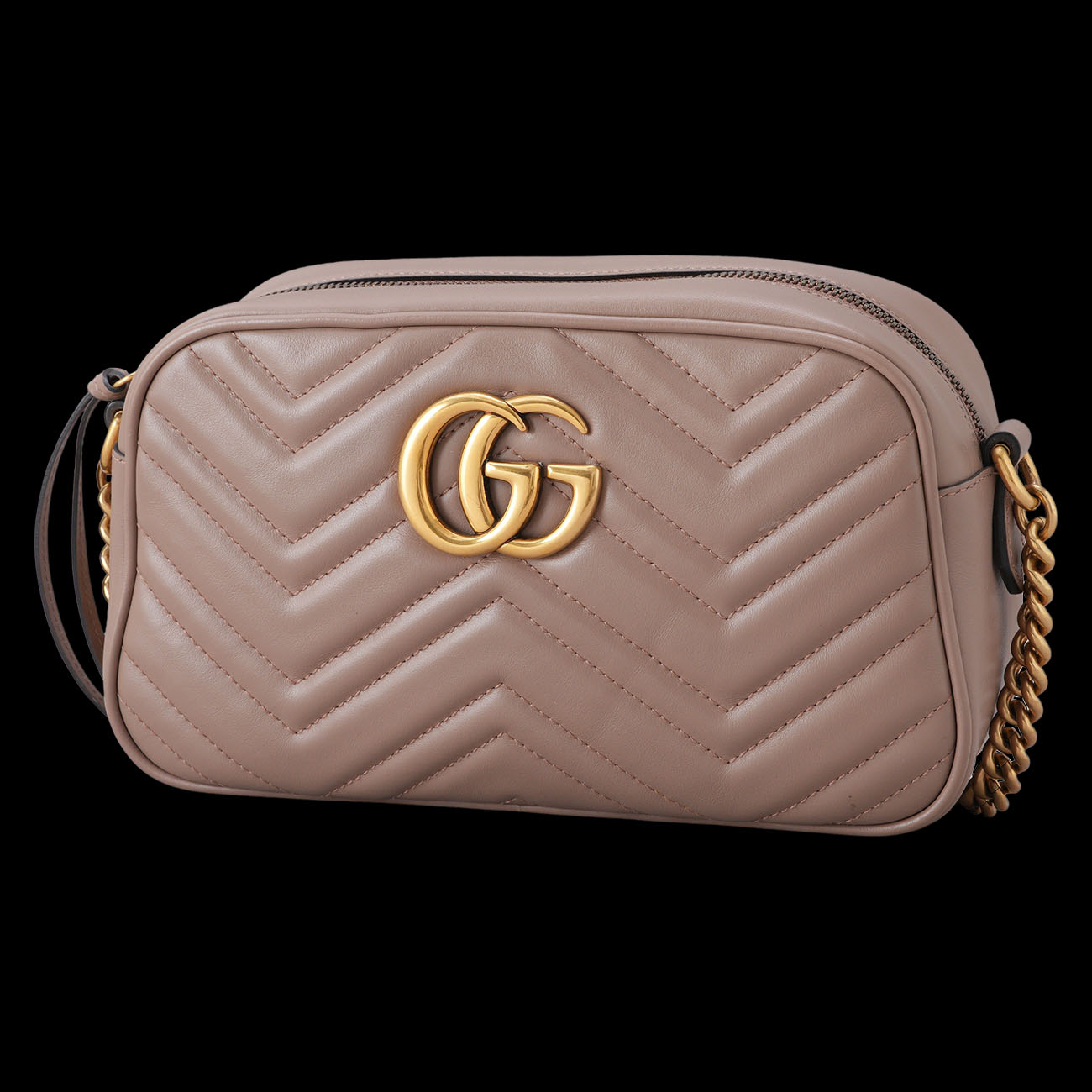 GUCCI(USED)구찌 447632 마몽 마틀라세 카메라백