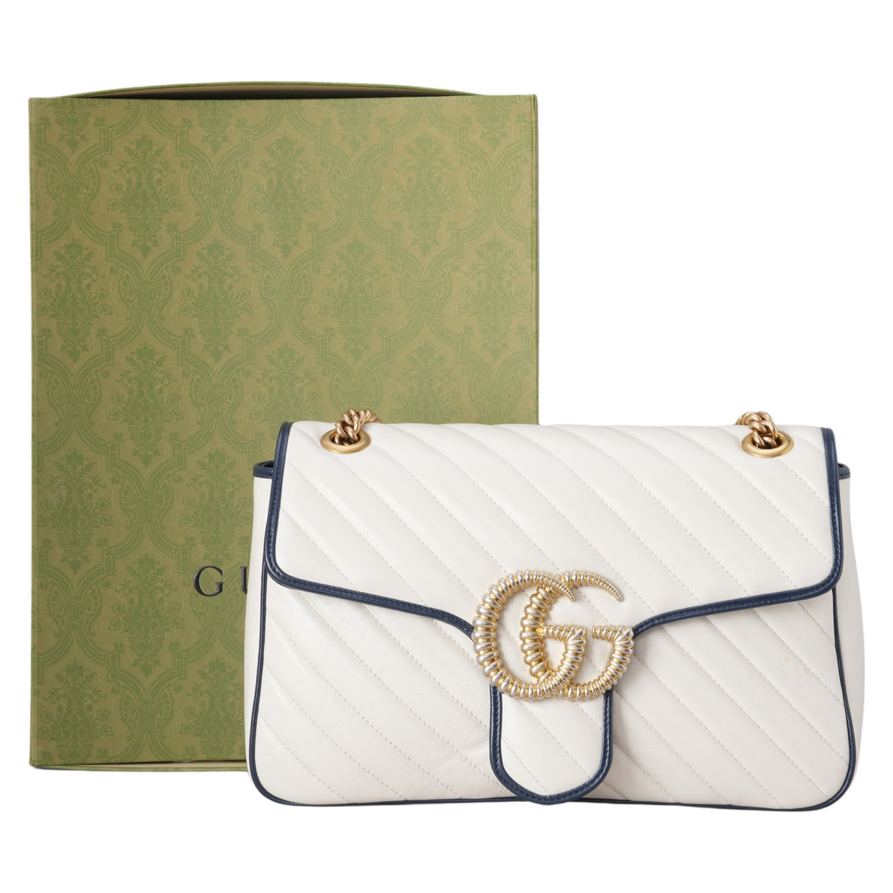 GUCCI(USED)구찌 443496 GG마몽 마틀라세 체인 숄더백