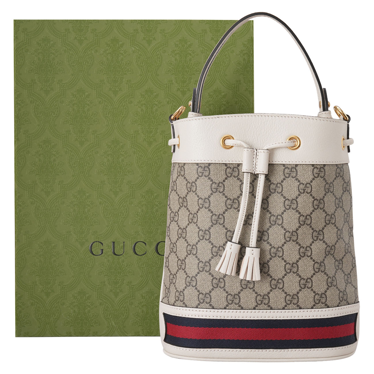 GUCCI(USED)구찌 550621 GG수프림 오피디아 버킷백