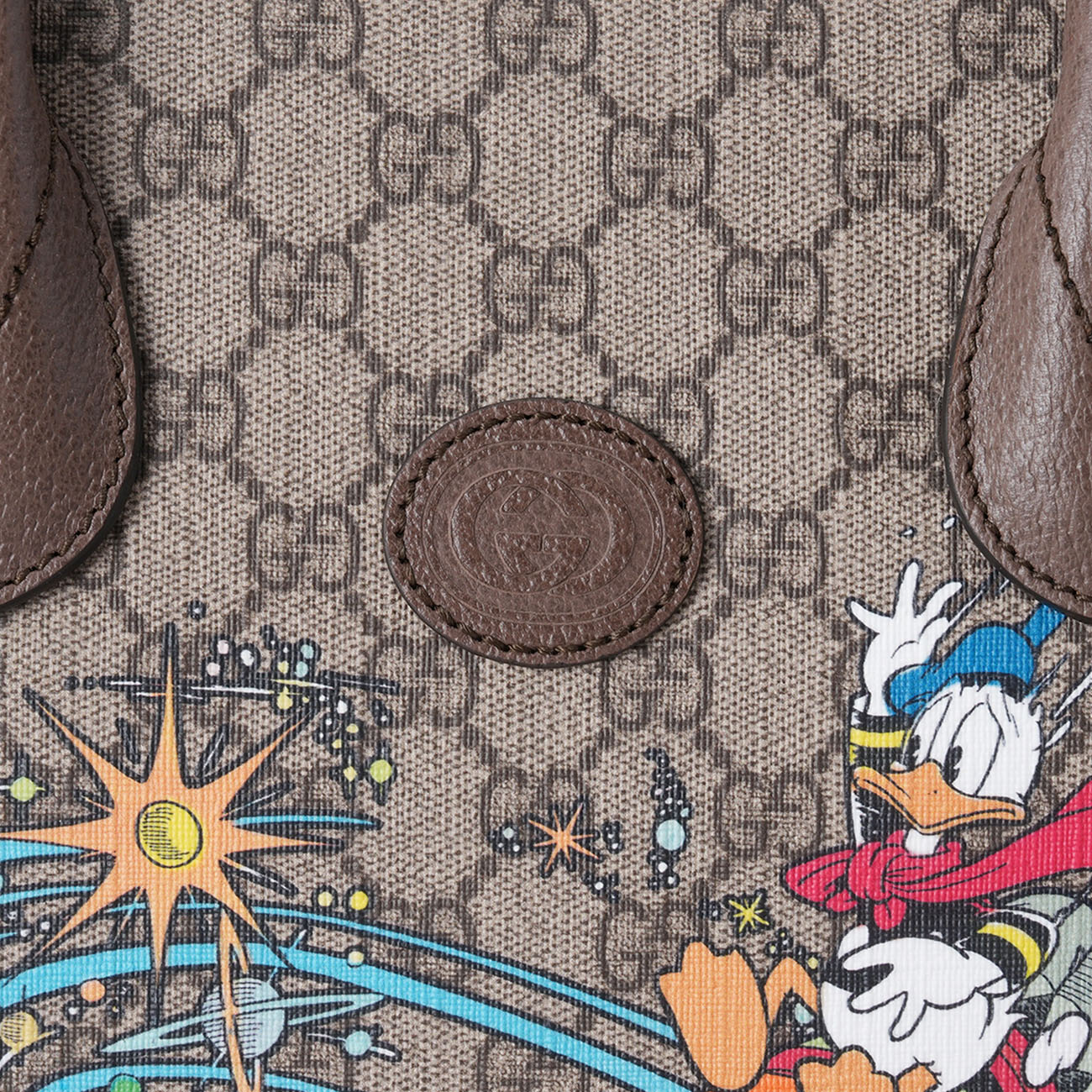 GUCCI(USED)구찌 648134 디즈니 콜라보 도날드덕 토트백