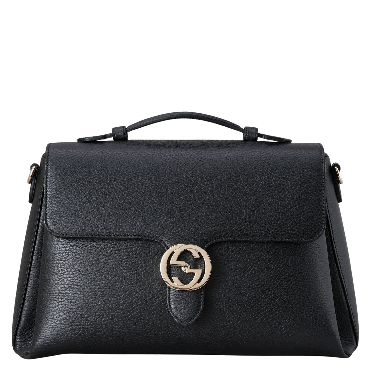 GUCCI(USED)구찌 510306 인터로킹 라지 탑핸들 체인 숄더백