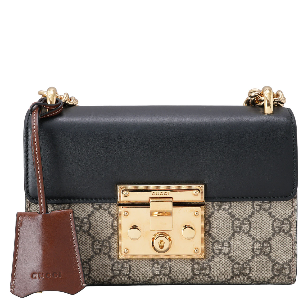 GUCCI(USED)구찌 409487 패들락 스몰 체인 숄더백