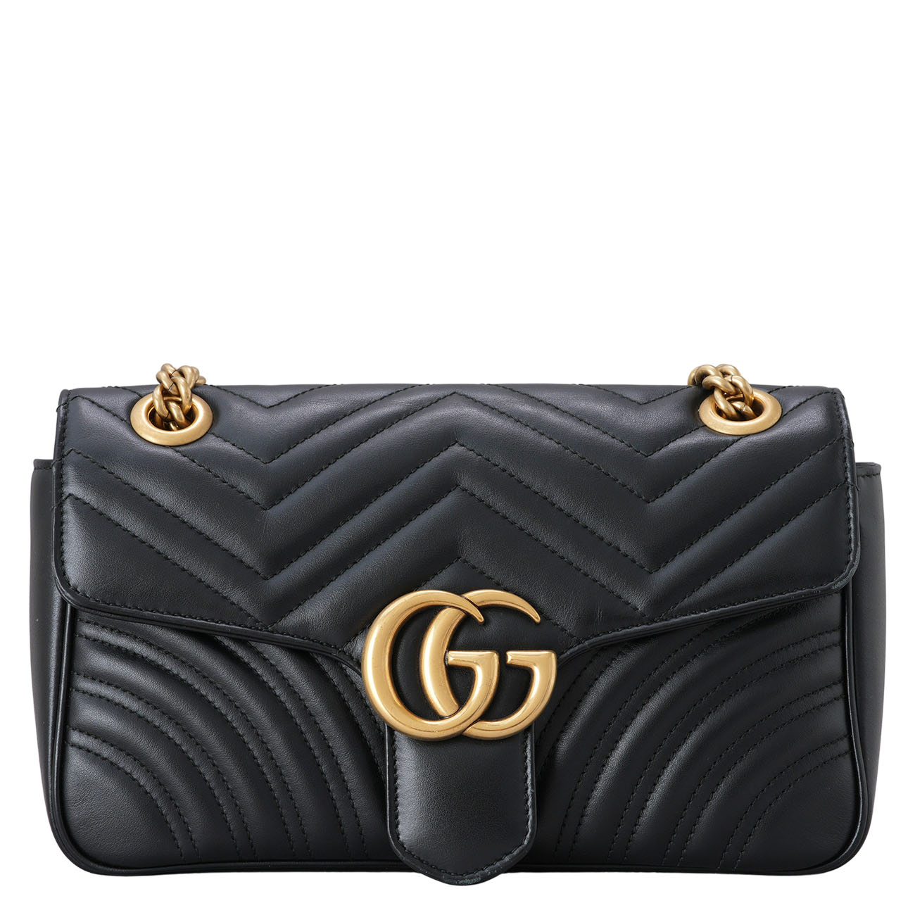 GUCCI(USED)구찌 443497 GG마몽트 마틀라세 체인 숄더백