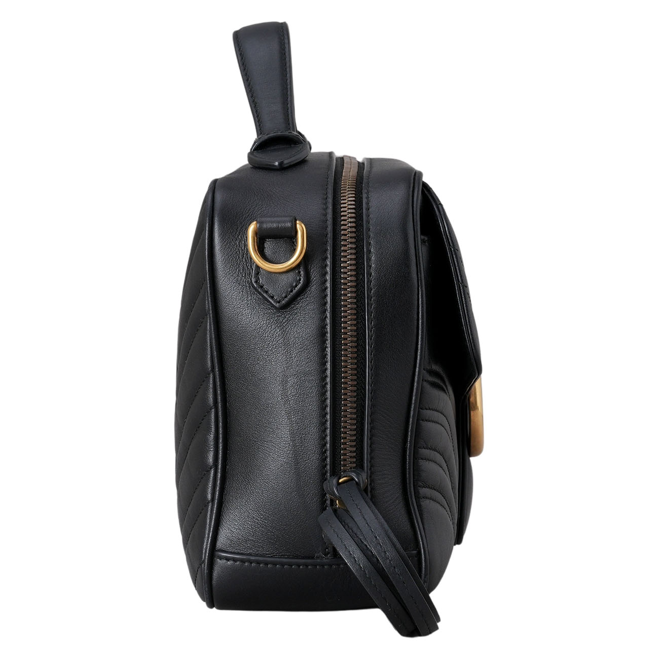 GUCCI(USED)구찌 498100 GG 마몽트 마틀라세 탑핸들 크로스백