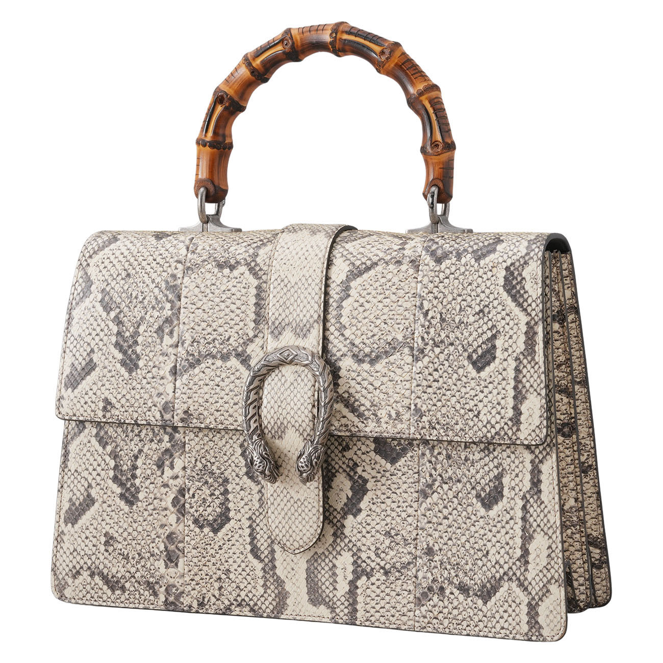 GUCCI(USED)구찌 파이톤 421999 디오니소스 뱀부 탑핸들 숄더백