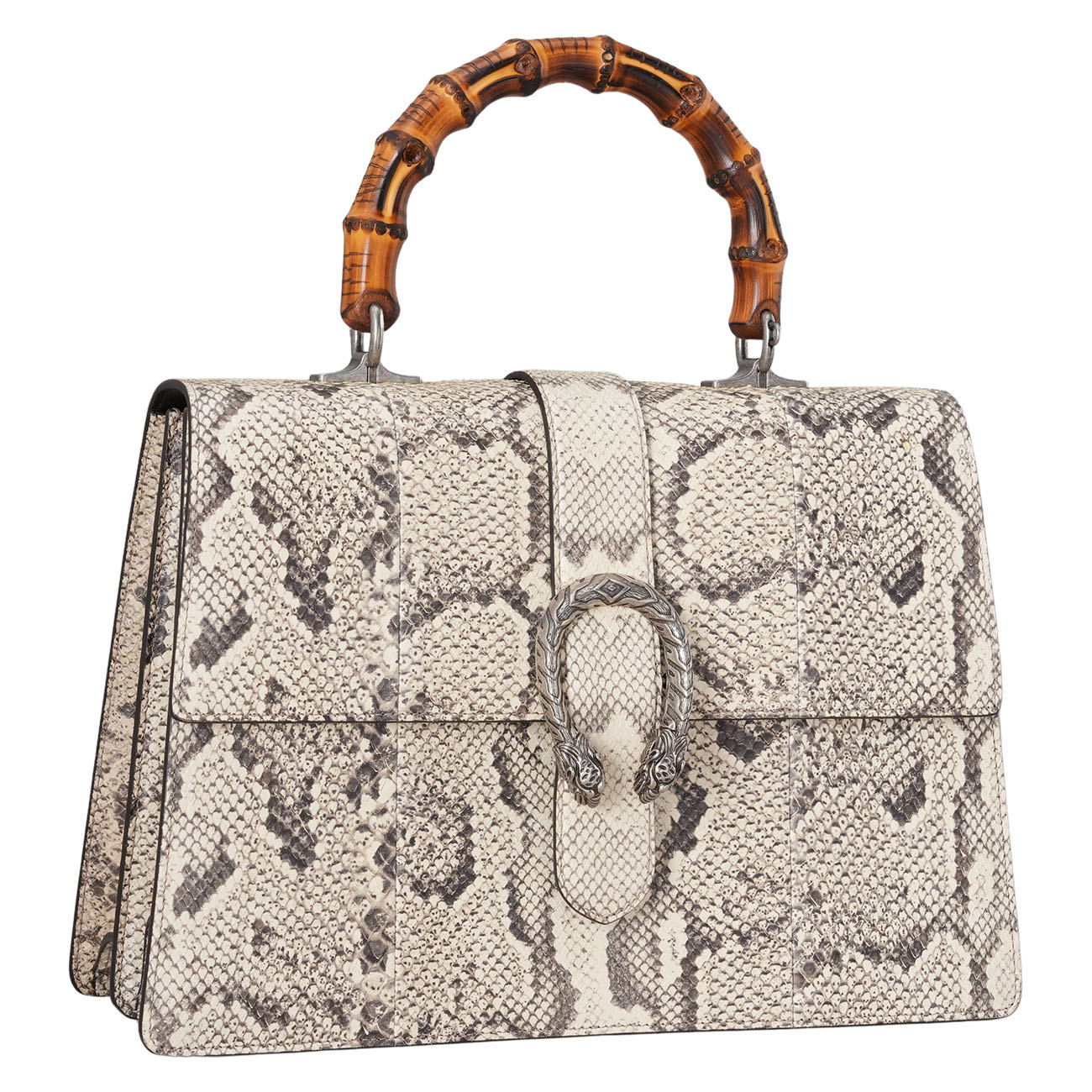 GUCCI(USED)구찌 파이톤 421999 디오니소스 뱀부 탑핸들 숄더백