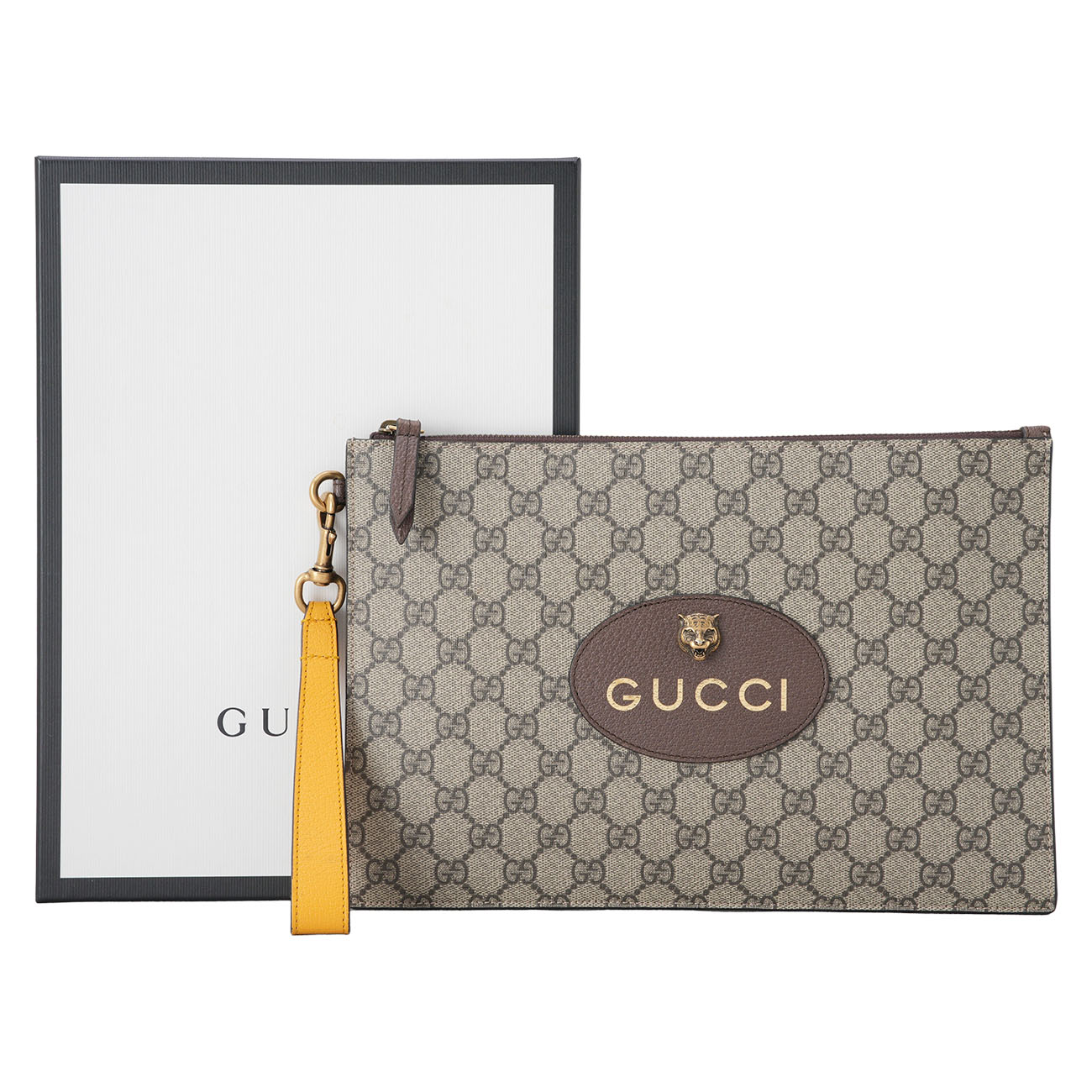 GUCCI(USED)구찌 GG슈프림 네오빈티지 클러치