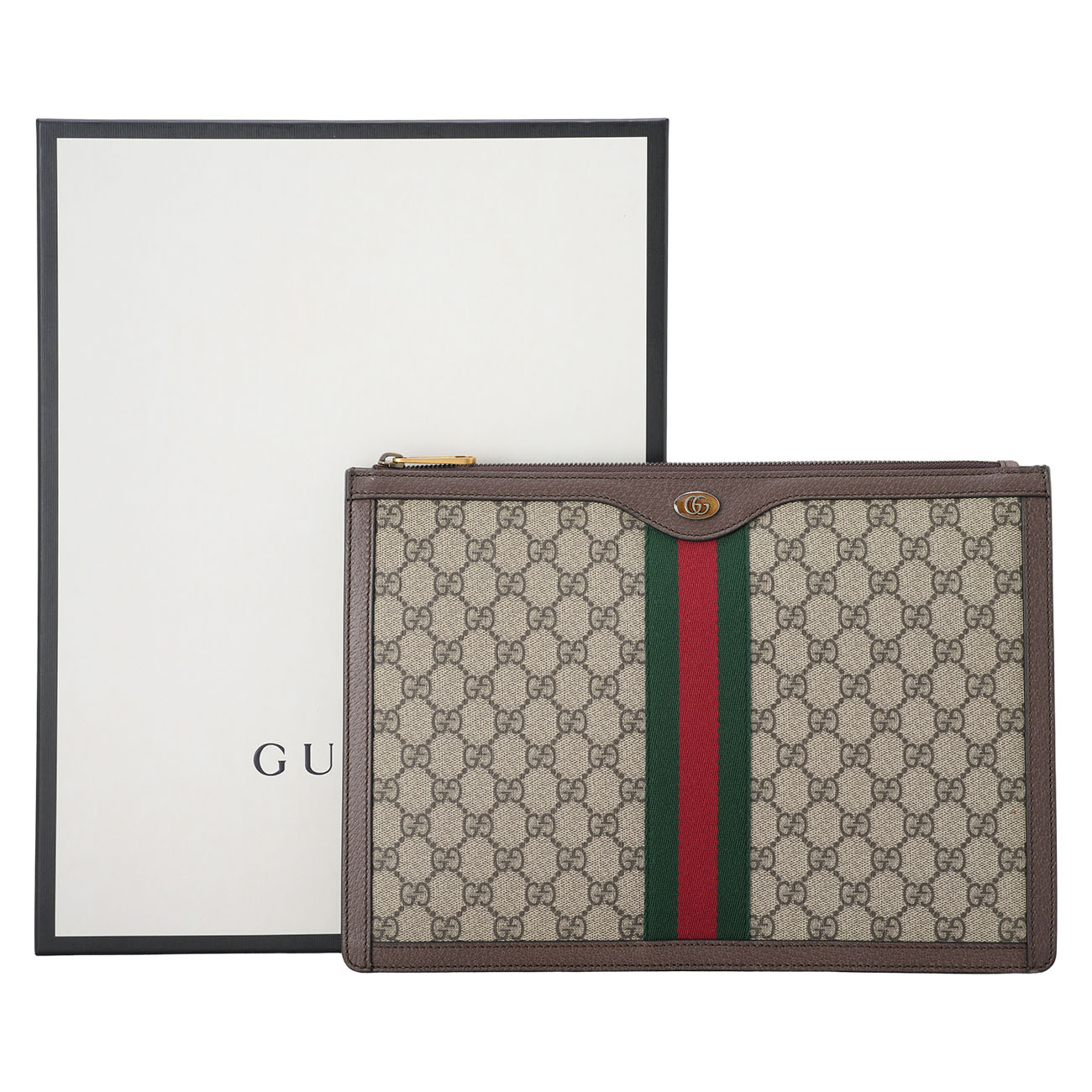 GUCCI(USED)구찌 523359 오피디아 GG수프림 클러치