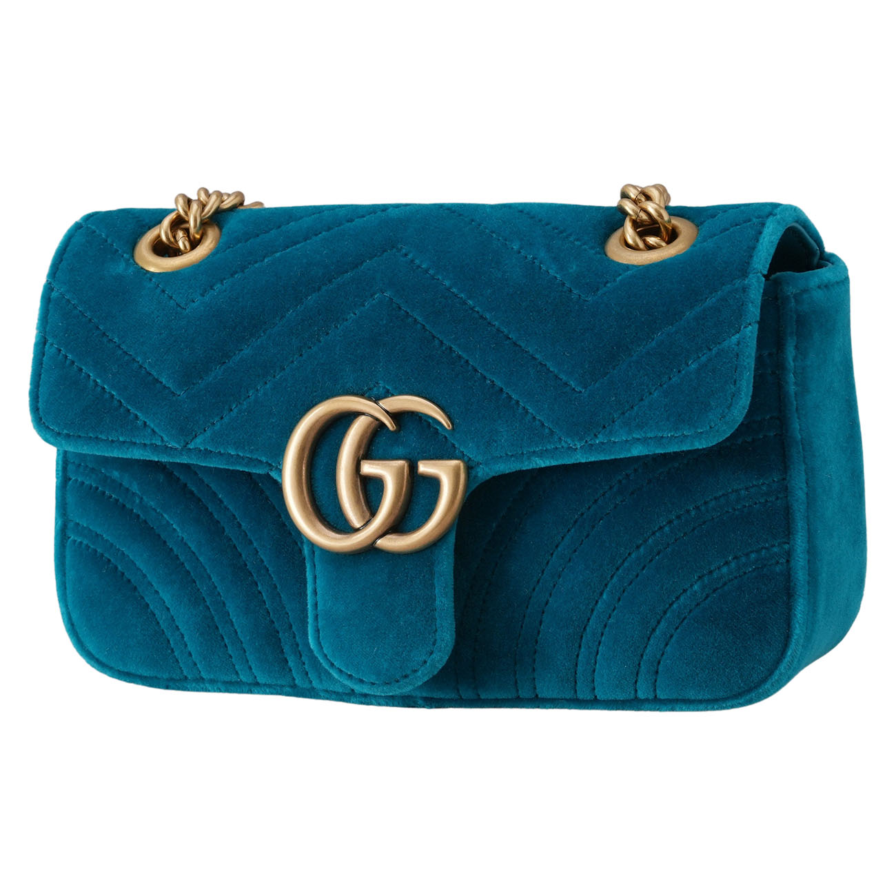 GUCCI(USED)구찌 446744 벨벳 GG마몽 마틀라세 체인 숄더백