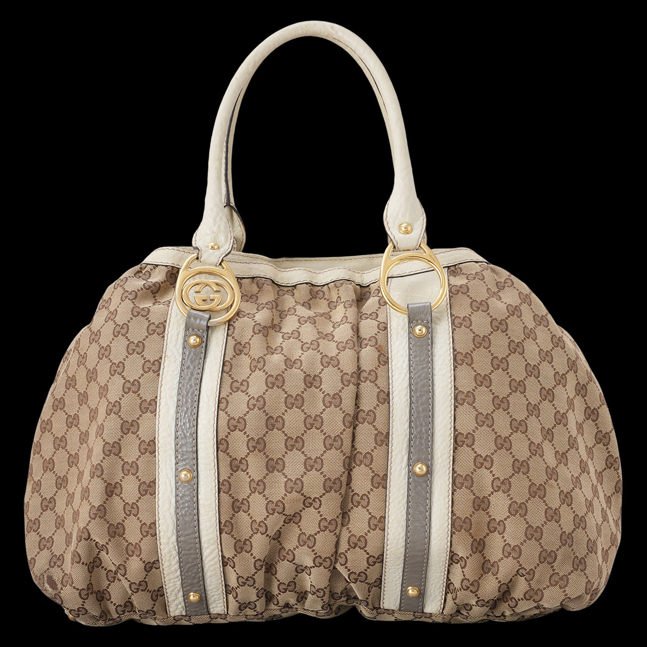 GUCCI(USED)구찌 223954 GG 자가드 토트겸 숄더백