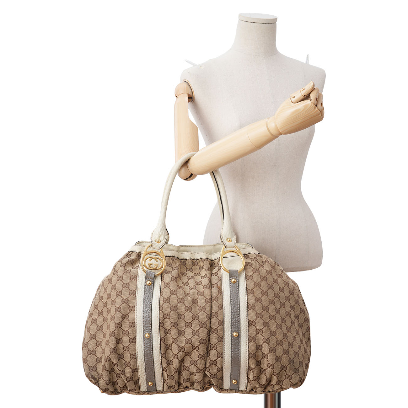 GUCCI(USED)구찌 223954 GG 자가드 토트겸 숄더백