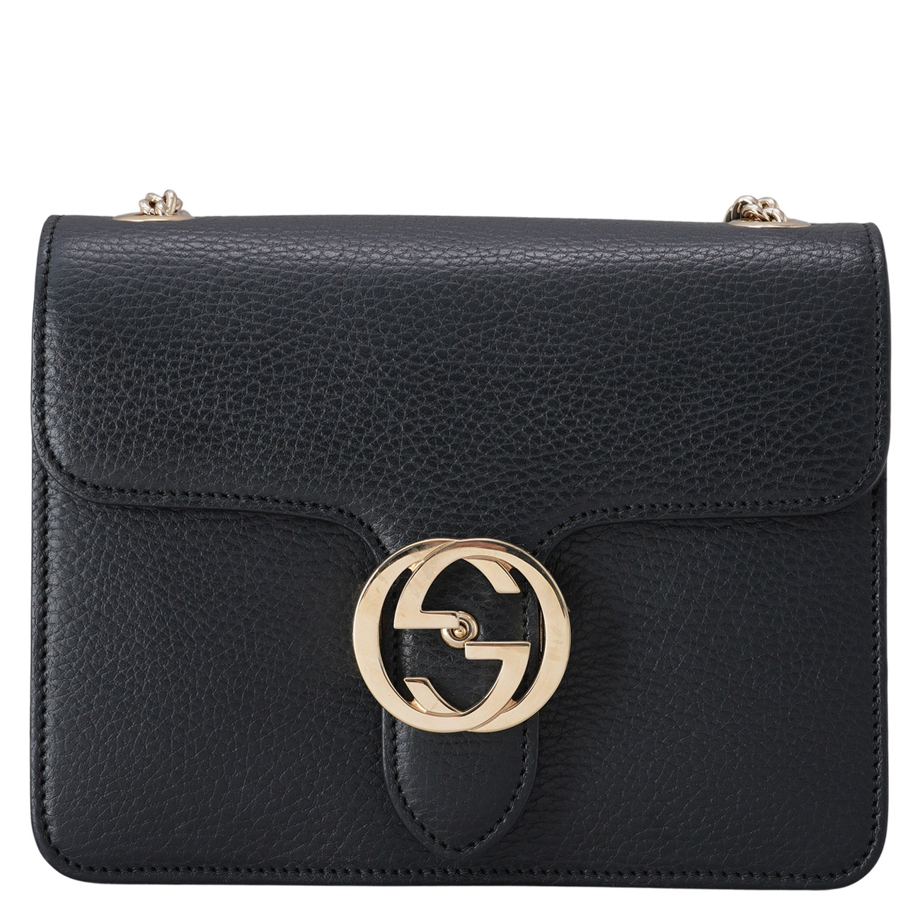 GUCCI(USED)구찌 510304 인터로킹 체인 숄더백