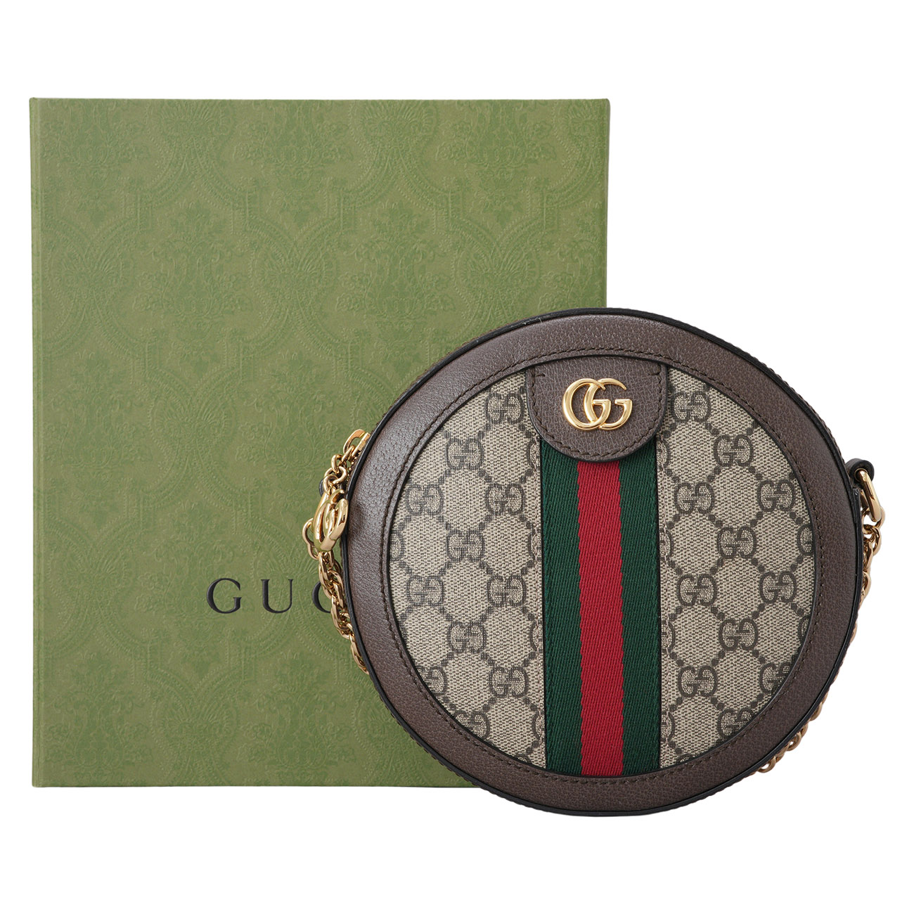 GUCCI(USED)구찌 550618 오피디아 미니GG 라운드 숄더백