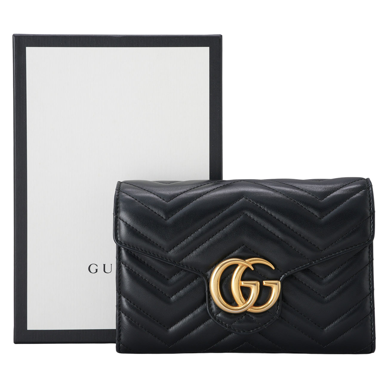 GUCCI(USED)구찌 474575 GG마몽트 마틀라세 미니 체인 크로스백