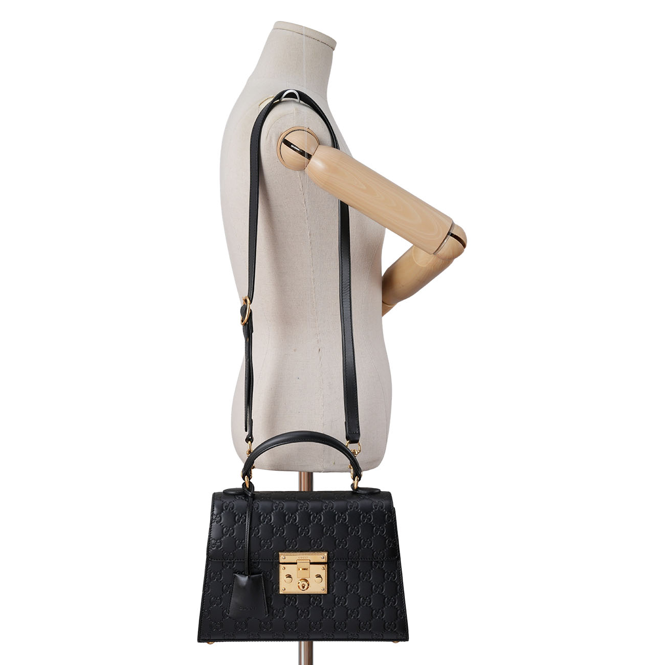 GUCCI(USED)구찌 453188 패드락 씨마 탑핸들