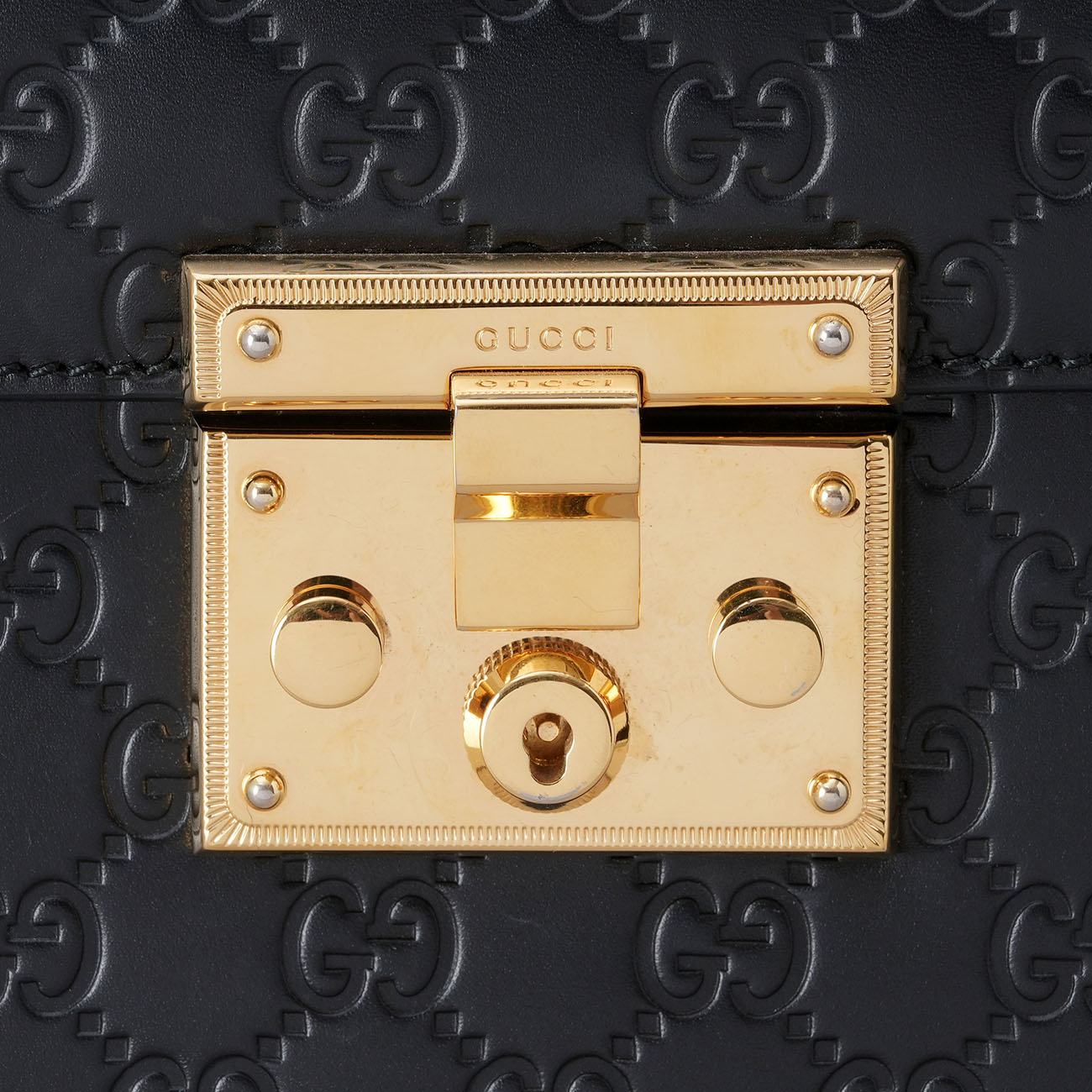 GUCCI(USED)구찌 453188 패드락 씨마 탑핸들