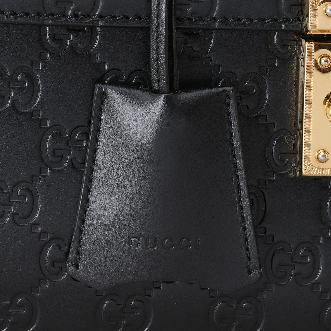GUCCI(USED)구찌 453188 패드락 씨마 탑핸들