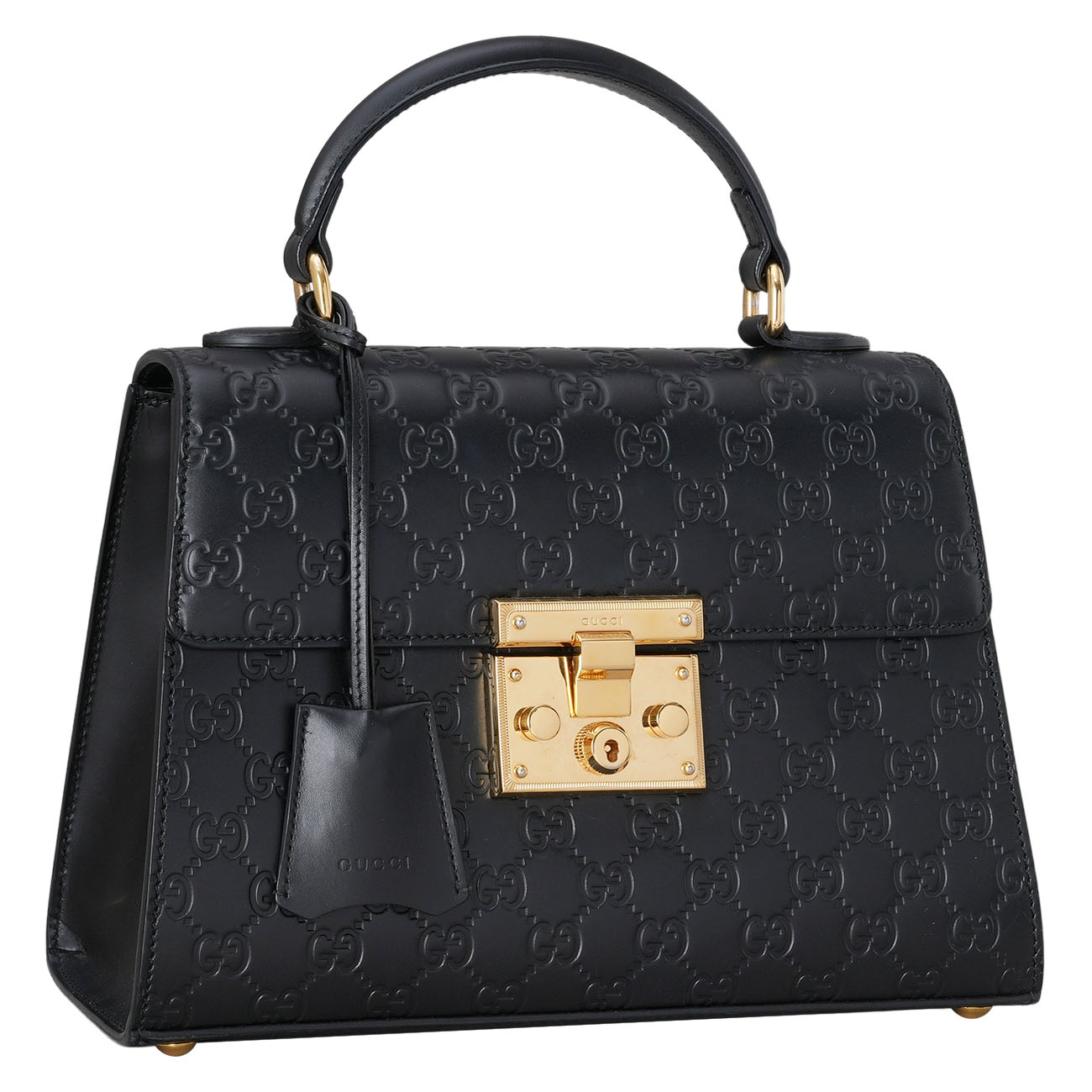GUCCI(USED)구찌 453188 패드락 씨마 탑핸들