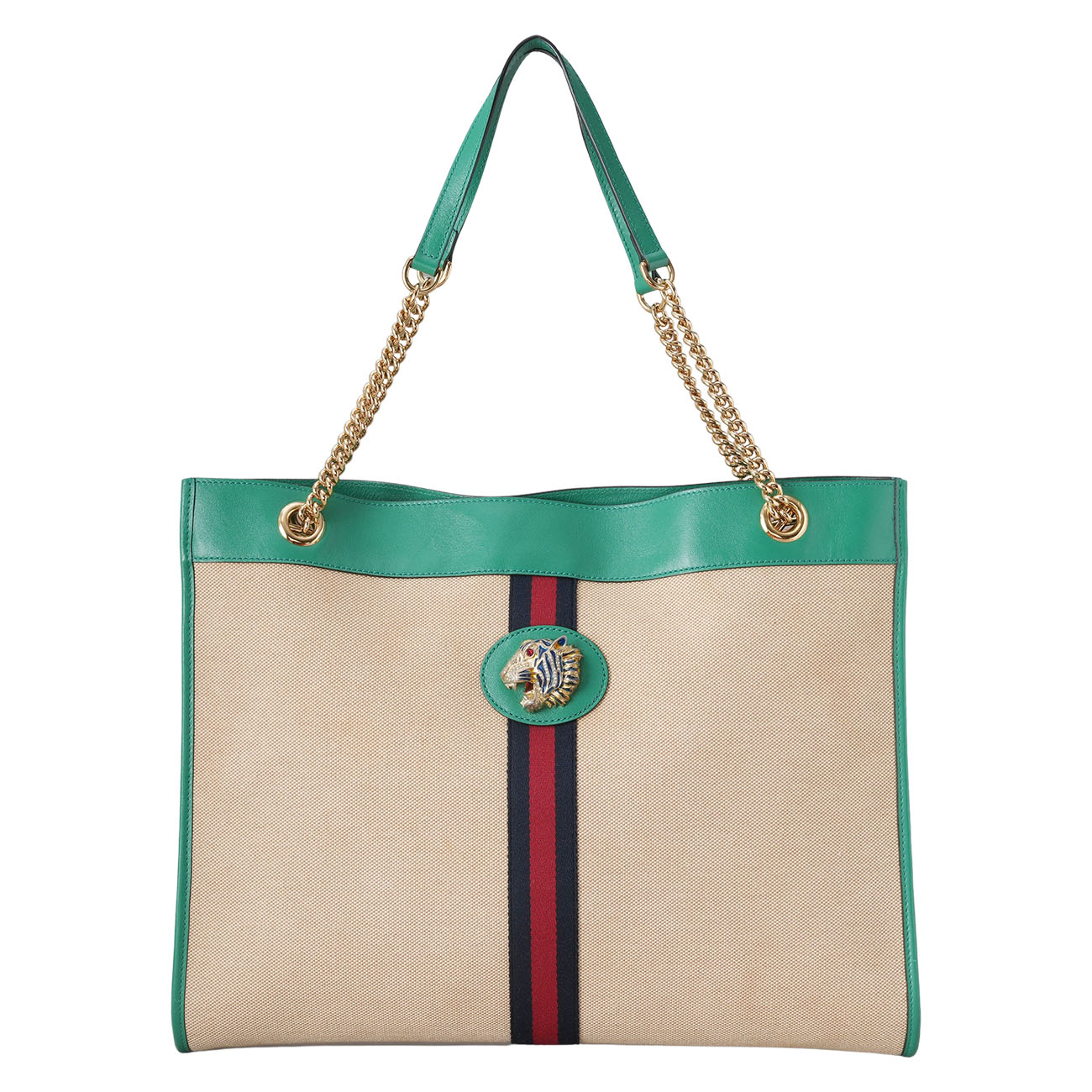 GUCCI(USED)구찌 537219 타이거 해드 체인 숄더백