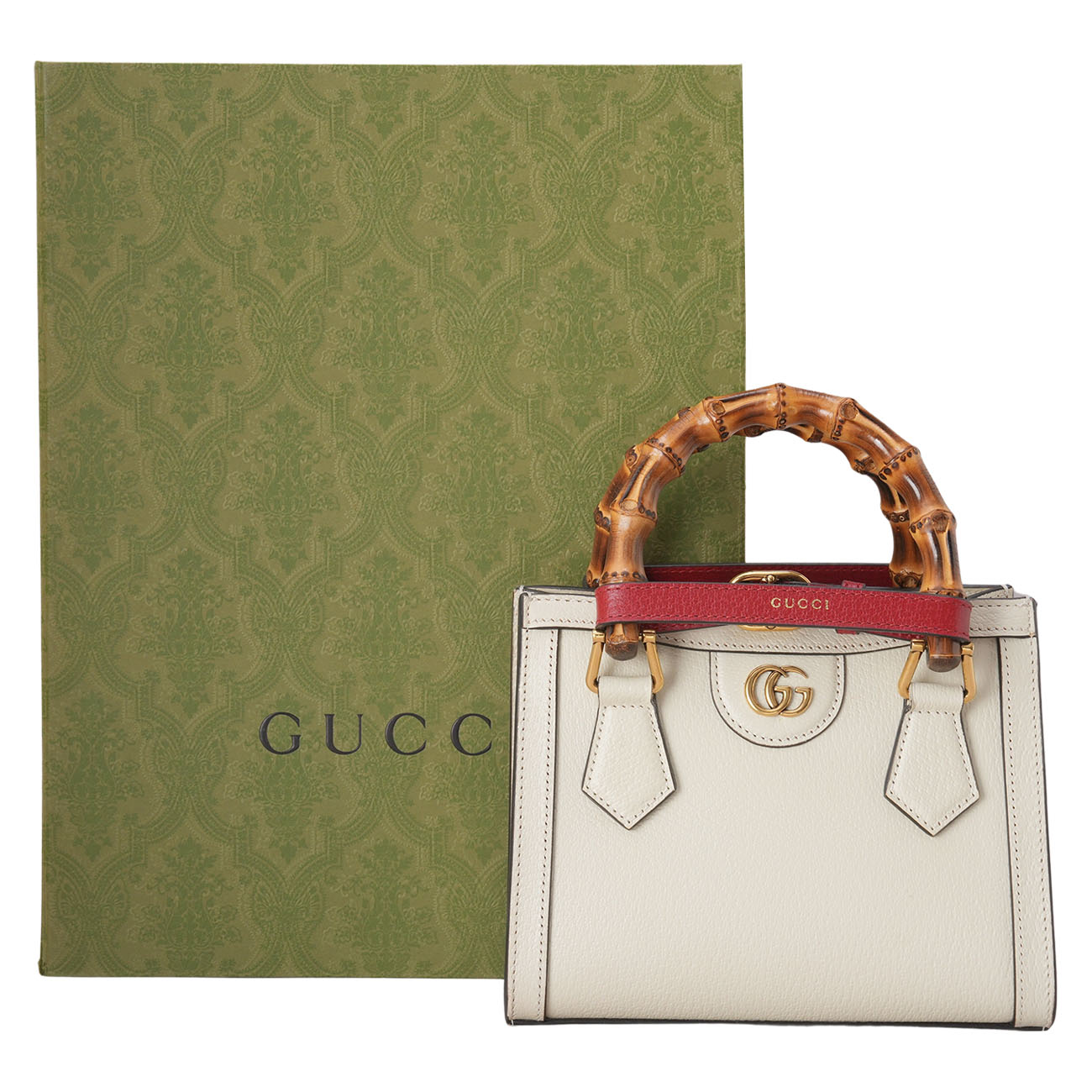 GUCCI(USED)구찌 702732 다이애나 뱀부 미니 탑핸들