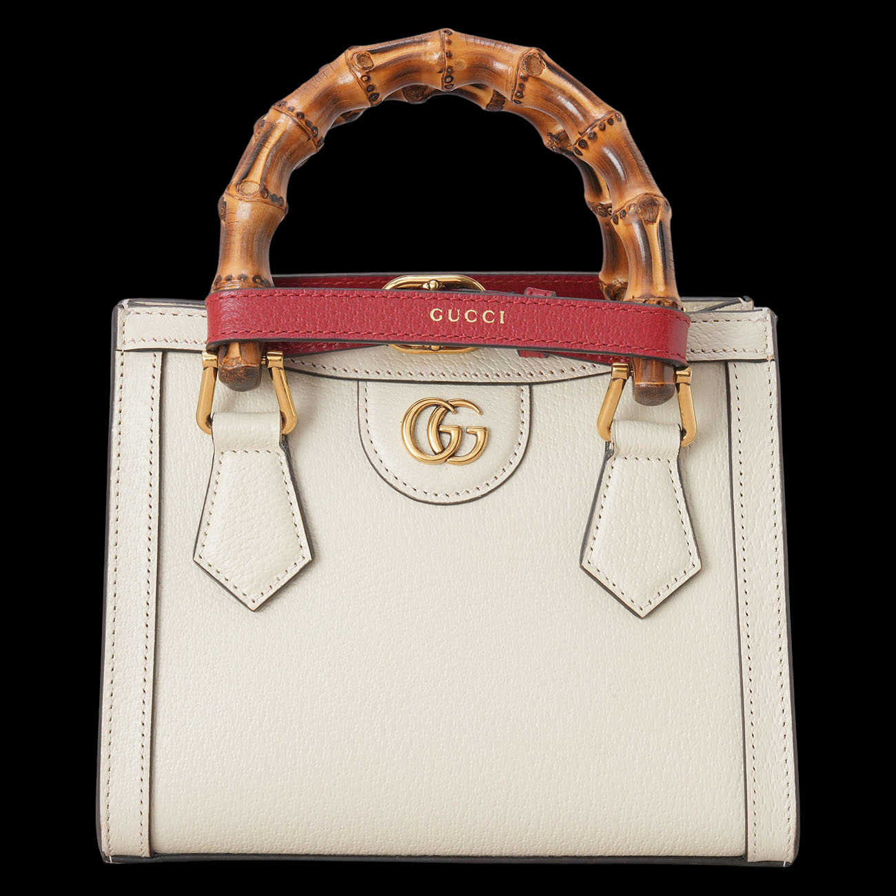 GUCCI(USED)구찌 702732 다이애나 뱀부 미니 탑핸들