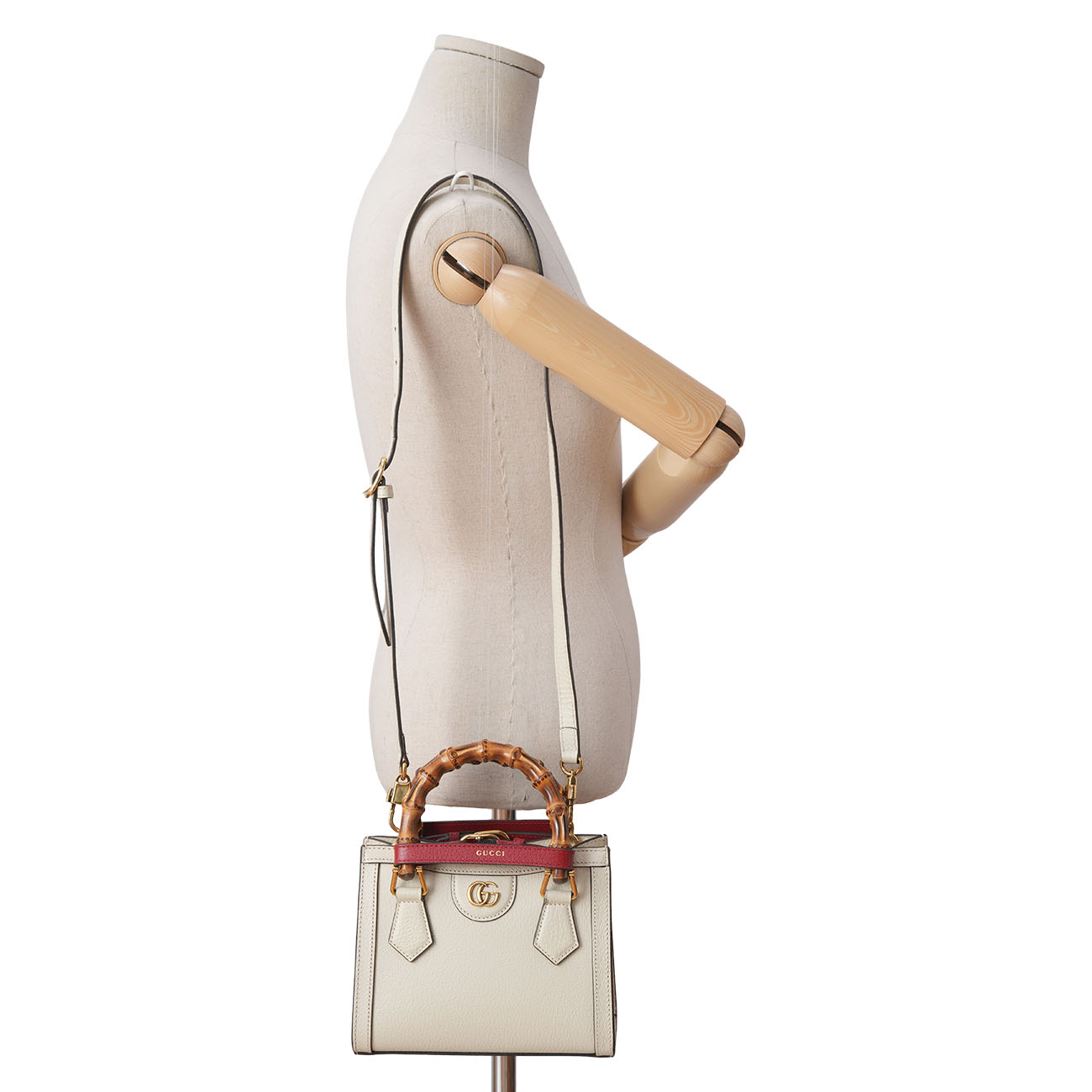 GUCCI(USED)구찌 702732 다이애나 뱀부 미니 탑핸들
