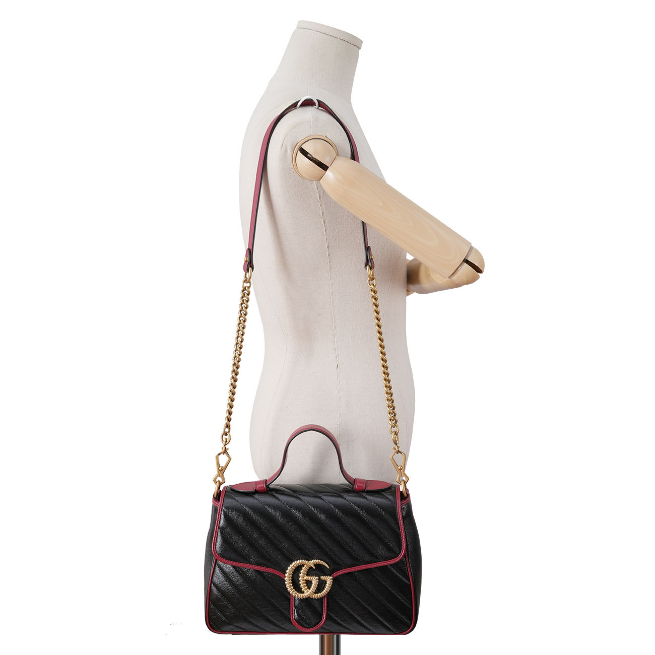 GUCCI(USED)구찌 498110 마몽 탑 핸들백