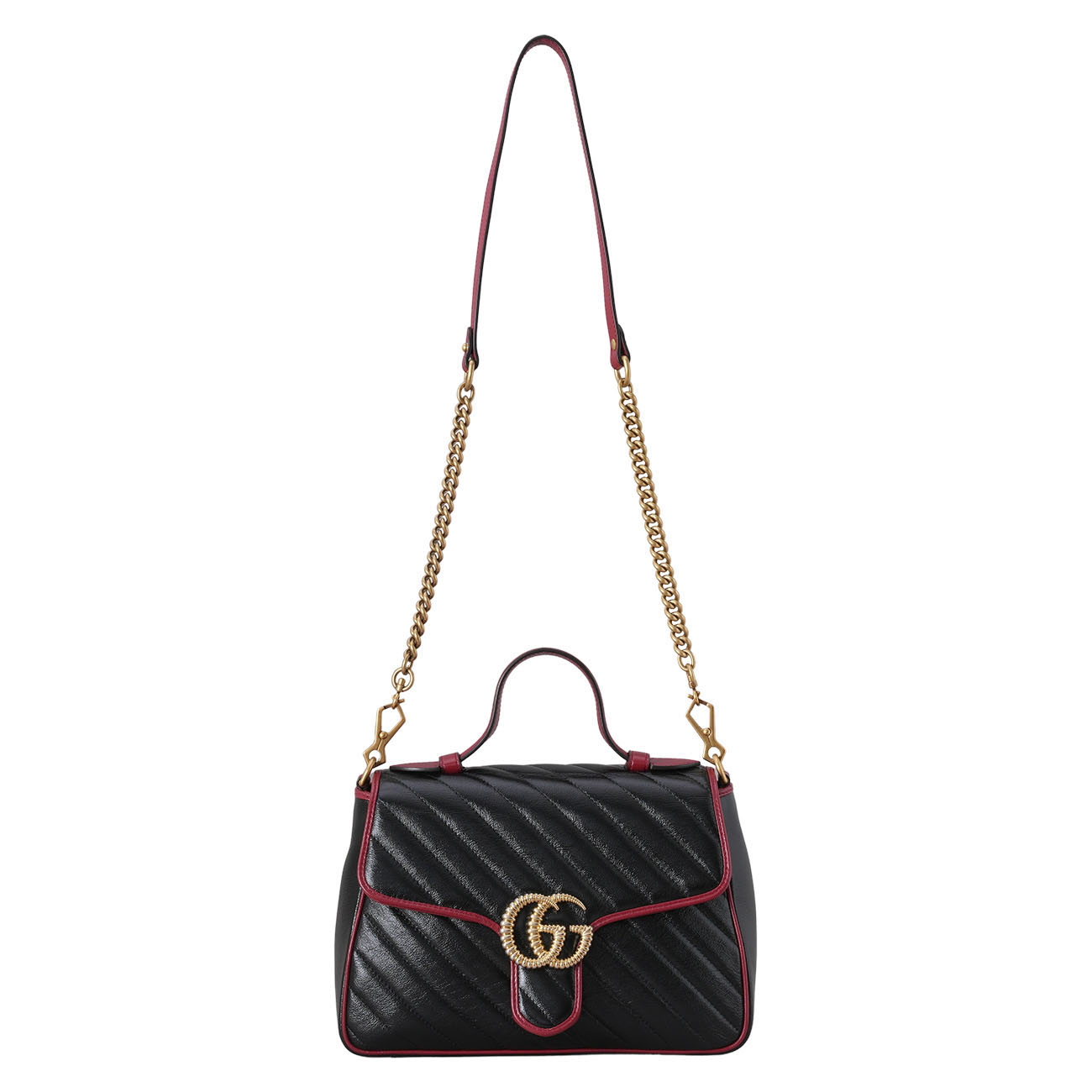 GUCCI(USED)구찌 498110 마몽 탑 핸들백
