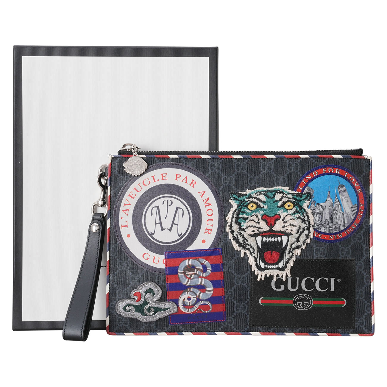 GUCCI(USED)구찌 496346 나이트 쿠리에 클러치