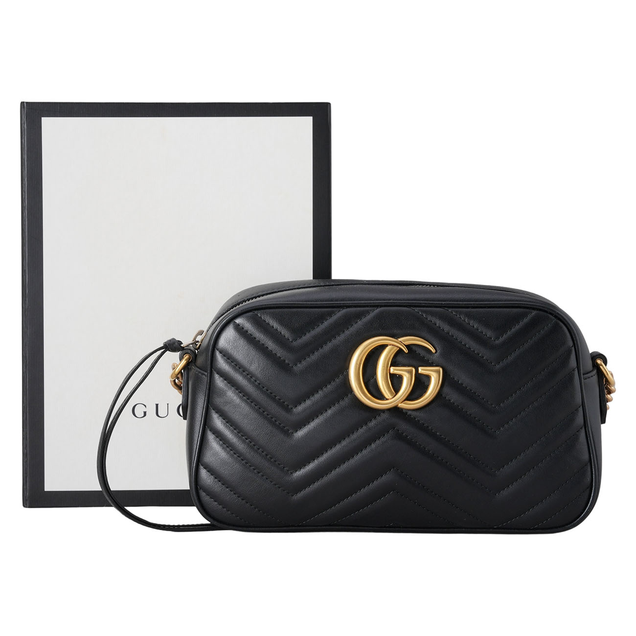 GUCCI(USED)구찌 447632 GG마몽 마틀라세 카메라백