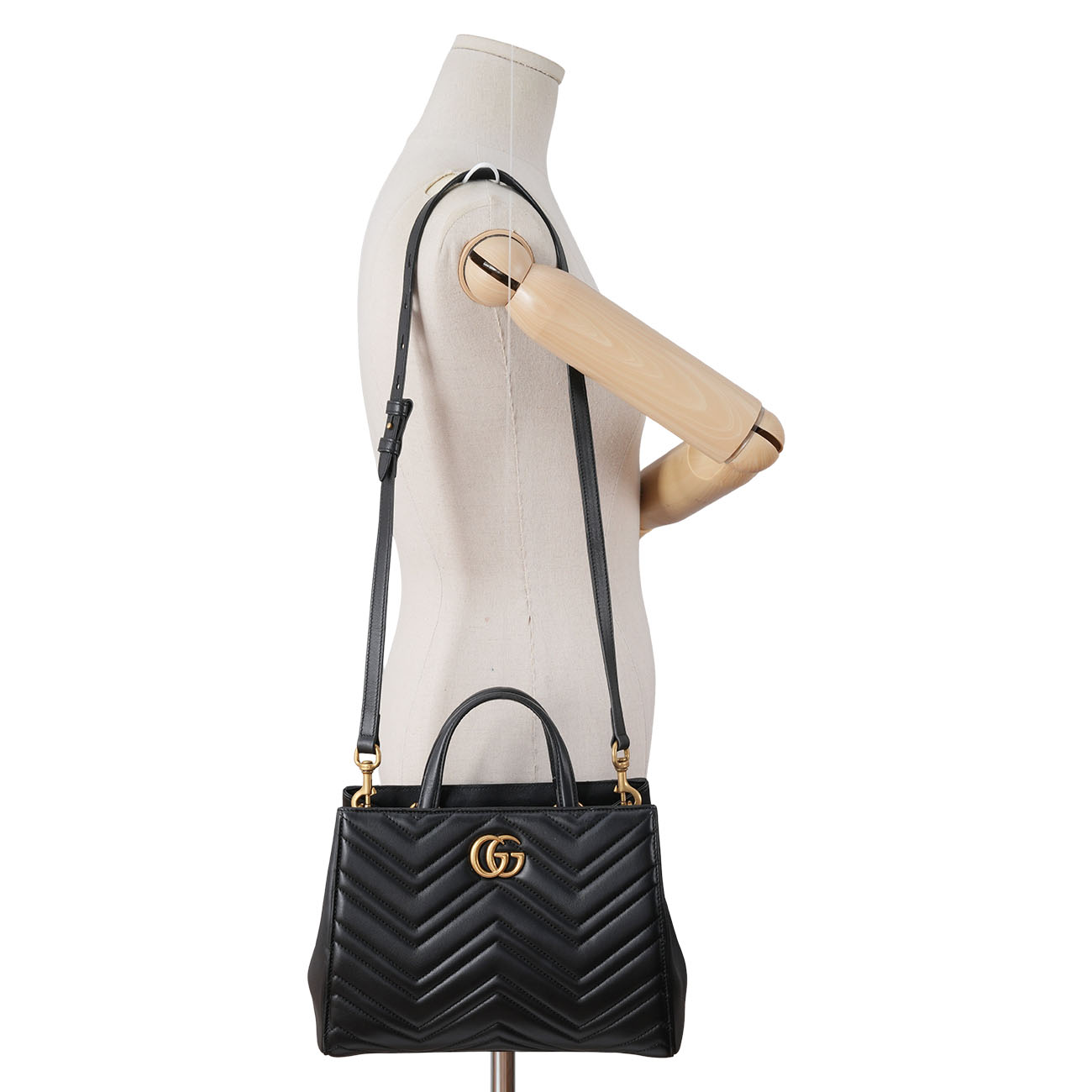 GUCCI(USED) 구찌 448054 마몽 마틀라세 토트백