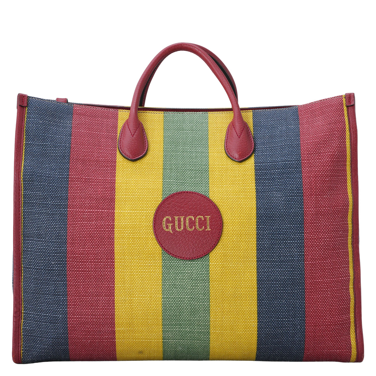GUCCI(USED)구찌 630358 바이아데라 멀티컬러 토트백