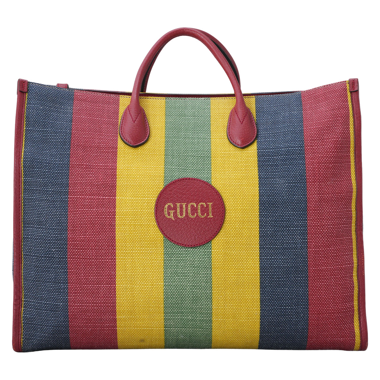 GUCCI(USED)구찌 630358 바이아데라 멀티컬러 토트백