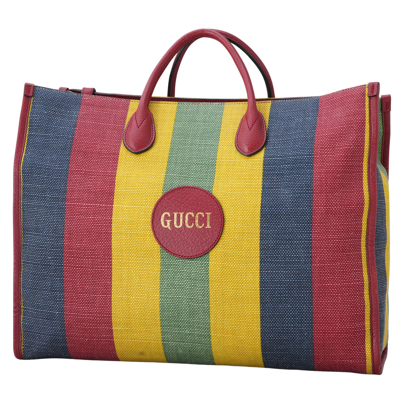 GUCCI(USED)구찌 630358 바이아데라 멀티컬러 토트백
