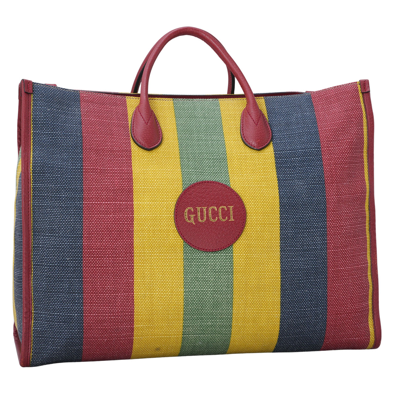GUCCI(USED)구찌 630358 바이아데라 멀티컬러 토트백