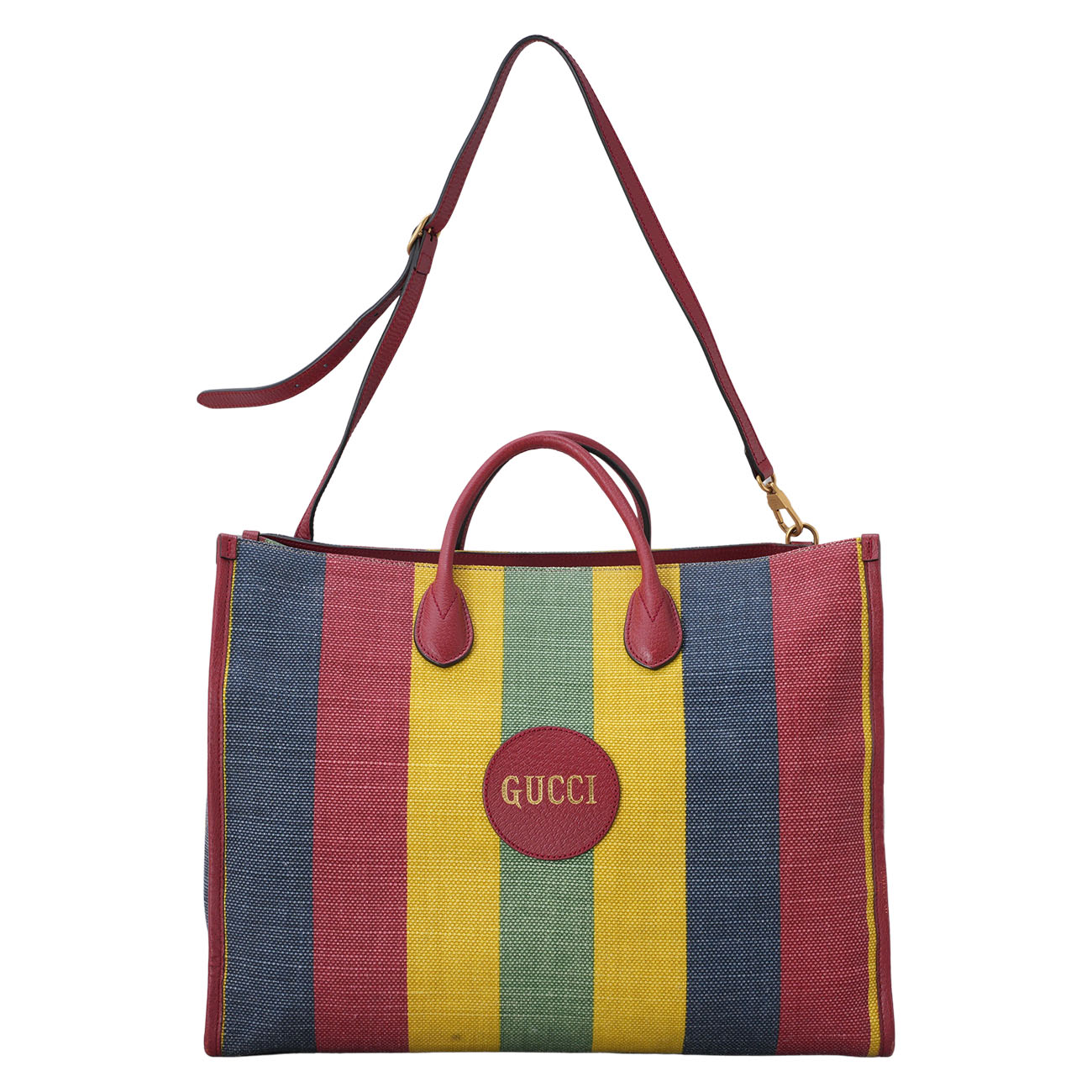 GUCCI(USED)구찌 630358 바이아데라 멀티컬러 토트백