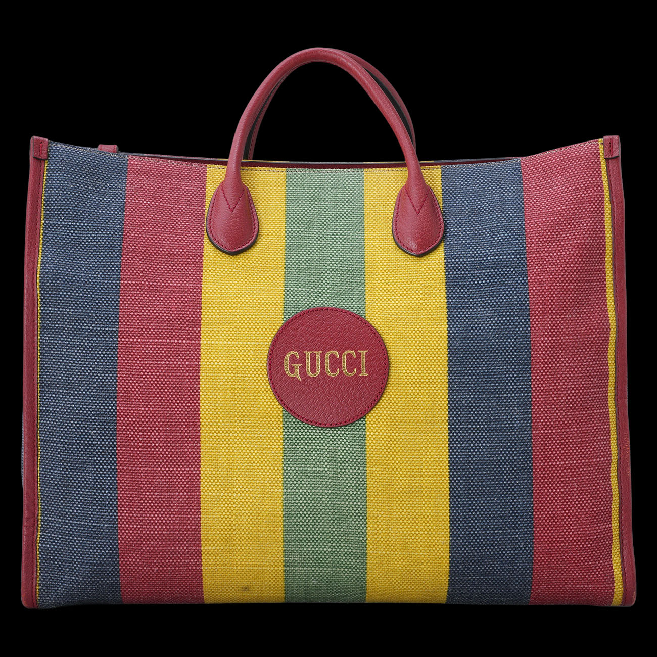 GUCCI(USED)구찌 630358 바이아데라 멀티컬러 토트백
