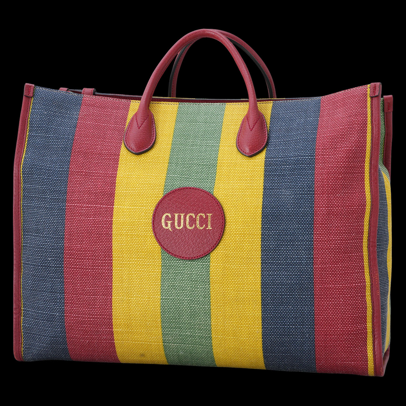 GUCCI(USED)구찌 630358 바이아데라 멀티컬러 토트백