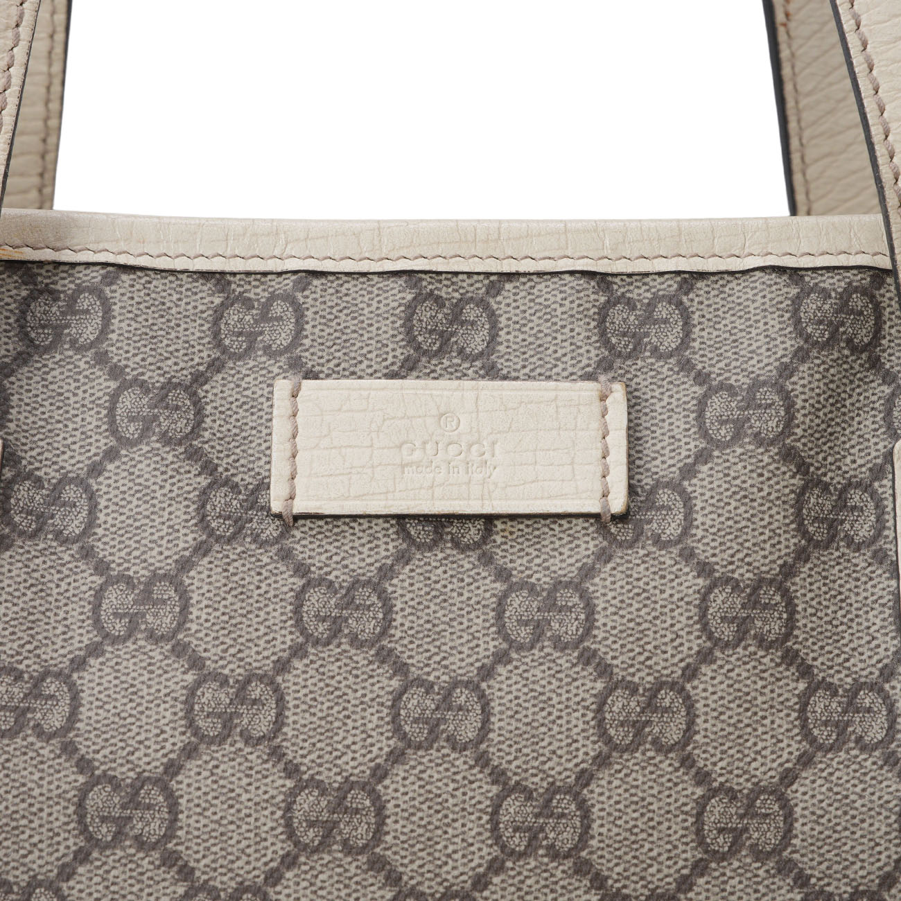 GUCCI(USED)구찌 181084 GG로고 캔버스 쇼퍼백 라지